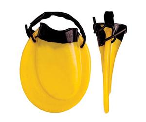 Pinne da Nuoto Finis Positive Drive - Pinne da Nuoto da Utilizzare con Tutti e Quattro Gli Stili di Nuoto - X-Small, Giallo