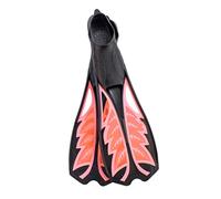 pinne da nuoto, Pinne da immersione flessibili e comode for adulti, pinne lunghe professionali for apnea, pinne da nuoto in gomma antiscivolo, attrezzatura for lo snorkeling(Rosso,S code)