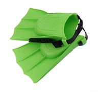 Pinne da nuoto regolabili per bambini, con design antiscivolo e materiali durevoli in EVA + PVC, ideali per sostenere i giovani subacquei e offrire una vestibilità comoda (verde)