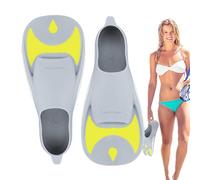 Pinne da nuoto regolabili, pinne da allenamento per snorkeling, morbide e confortevoli, attrezzatura leggera per piscina per bambini e adulti, accessori da viaggio per surf, apnea, nuoto, attrezzatura