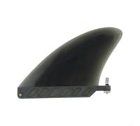 Pinne da surf flessibili progettate per tavole da surf longboard con vite per un'esperienza di guida manovrabile (nero)