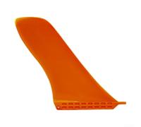 Pinne da surf in nylon e fibra di vetro per paddleboard e tavola da surf con Fin-Box per migliorare la stabilità direzionale e il controllo, facile da montare, design elegante (arancione)