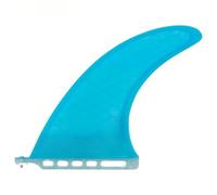 Pinne da surf Pinna da surf a nido d'ape da 10" con timone a singola montato al centro for surf, design leggero e wave riding Facile da installare(Sky blue)