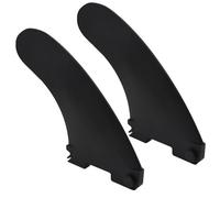 Pinne di ricambio per paddleboard, installazione rapida, fibra di vetro migliorata, design classico curvo, pinne laterali per SUP gonfiabile, stand up paddle board (2 pezzi)