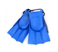 Pinne Immersione Junior 18.5cm Design Aerodinamico | EVA e PVC robusti, suola antiscivolo, design ergonomico, ideali per principianti, durata nel tempo(Blue)