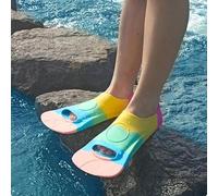 Pinne per bambini in silicone pinne di nuoto - pinnes da nuoto di alimentare | Attrezzatura da snorkeling su immersione leggera per bambini | Attrezzatura di formazione professionale per piscina