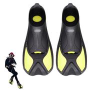 Pinne per Immersione - Pinne per Nuoto a Lama Corta | Pinna Snorkeling a Piede Intero | Pïnne da Allenamento da Viaggio lo Snorkeling e le Immersioni, Materiale TPR Flessibile Uomini e Don