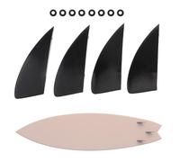Pinne per tavola da paddle, 4 pezzi, componenti splitter per la tavola da surf, per snorkeling, immersioni, kayak, al lago, in piscina, in viaggio, durante il nuoto