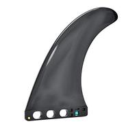 Pinne per tavola da surf da 9 pollici, pinne da surf con modello verticale e design a lamina piatta per curve strette, accessorio a doppia coda leggero per canoe e tavole da surf