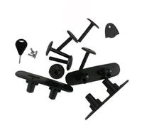 Pinne per tavola da surf, set di pinne morbide e portatili, doppie linguette resistenti, pinne gonfiabili per sport acquatici, longboard, stand up paddle board