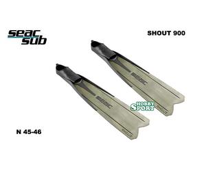 PINNE SEACSUB SHOUT S900 N 45-46 COL. VERDE APNEA PROFESSIONALE SEAC