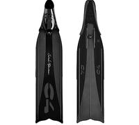 C4 Pinne Umberto Pelizzari Pala Soft e Pala Medium in Tecnopolimero con Scarpetta 250 Apnea Pesca Subacquea (38/39, Pala Soft)