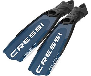 Pinne versatili per Immersioni, Snorkeling, Apnea - Sistema modulare Gara Lama Intercambiabile - Tasca Piede Regolabile - Gara Sprint: Made in Italy by Cressi