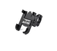 PINNKL per Aprilia RS125 RS 125 Moto Manubrio Supporto per Telefono Cellulare Staffa di Supporto GPS (Colore : Handlebar Black)