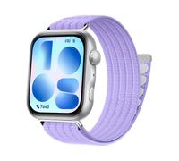 PinnWaa Cinturino Sport Loop in Nylon Compatibile con Huawei Watch Fit 5 Pro/5/4 Pro/4/Fit 3, Morbido Traspirante con Chiusura a Strappo per Uomo Donna per Watch Fit 5 Pro/5/4 Pro/4/Fit 3 - Viola