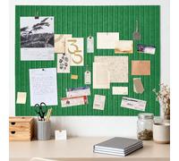 Pinnwand Grande Autoadesiva, 40x60 cm Verde Zaffiro Pinnwand Autoadesiva in Sughero, Pinnwand Decorativa in Feltro, Fototafel Pieghevole, Memoboard Vision Board per Ufficio, Casa e Camera dei Bambini