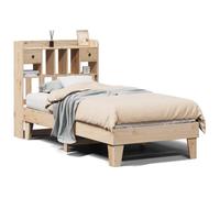 Pino massello non trattato rustico con base a doghe singolo 90x190 Naturale
