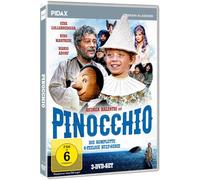 Pinocchio , Die komplette 6-teilige Kult-Serie mit Starbesetzung (Pidax Serien-Klassiker) [3 DVDs]