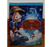Pinocchio Disney Nuovo Sigillato 2 DVD Slipcover 70 Anniversario (Senza