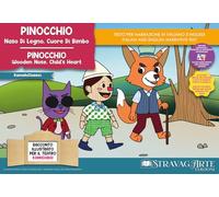 Pinocchio, naso di legno cuore di bimbo. Storia kamishibai. Ediz. italiana e inglese. Con Burattini da ritagliare. Con Flashcards. Con QR Code