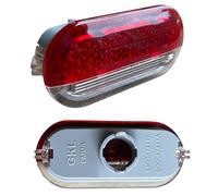 Pinochukka 1 x luci di cortesia per portiera bianco/rosso compatibile con VW Golf MK3 MK4 Jetta Beetle Touran Polo Vento per Skoda Octavia Seat Leon 1J0947411E, 6Q0947411A