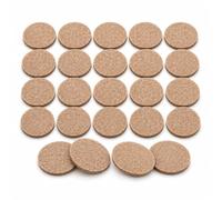 PinoLab Feltrini Sedie Adesivi 24 Pezzi - Feltrini Mobili Antigraffio per Pavimento e Parquet - Feltrini Rotondi per Gambe Sedie e Tavoli - Protezione Pavimento Antirumore Scivolamento Facile