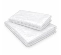 PinoLab Telo Copritutto 4x4 m Set da 2 - Telo Protettivo Impermeabile Antistrappo Multiuso - Copertura Pavimenti, Mobili e Auto - Ideale per Pittura, Traslochi, Fai da Te e Lavori Domestici - 16 m²