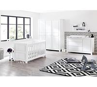Pinolino 103424 X G Kinderzimmer 'Latte' Extrabreit Gross, Bianco