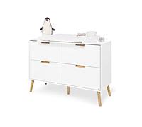 Pinolino 133407X - Fasciatoio "Edge", extra largo, 1 pezzo, colore: Bianco