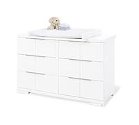 Pinolino 133421 X Fasciatoio 'Polar' Extrabreit, Bianco