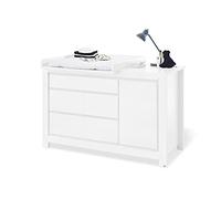 Pinolino 133424 X Fasciatoio 'Latte' Extrabreit, Bianco