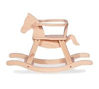 Pinolino Cavallo a dondolo Pinolino, faggio massiccio non trattato, 86 x 31 x 58 cm (articolo 24 24 24)