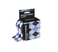 Pinotape Nastro sportivo - Blue Diamond - 5 cm x 5 m - nastro kinesiotore impermeabile - tenuta extra forte - senza lattice - ottima compatibilità sulla pelle | 5 nastri da 5 metri = 25 m
