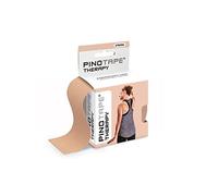 Pinotape Therapy - Nastro kinesiologico, 5 cm x 5 m, in cotone, colore: Beige chiaro, confezione da 2