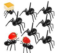 Pinowu Forchette da dessert riutilizzabili per formiche, forchette da dessert a forma di animale, per snack, torte, dessert, con confezione regalo