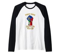 Pinoy Pride - Il Mio Paese, Il Mio Cuore - Patrimonio filippino Maglia con Maniche Raglan