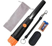 Pinpointer Metal Detector Impermeabile Portatile a 360° con Luce LED e Batteria