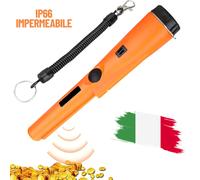 Pinpointer Rilevatore Metallo Arancione Metal Detector Portatile Monete Oro IP66