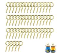 Pins d'occhio Vite Occhielli Ganci filettati Risultati per Argilla Vite ad occhiello premium Viti a gancio in acciaio inossidabile da avvitare perfette per oggetti pesanti Occhiello ad anello