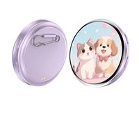 Pin's elettronico anime con touch screen HD, display digitale pixel 2026, badge Kawaii personalizzato per zaini e convegni, per uno spettacolo personale unico Nuovo modello, Taglia unica, Acrilico