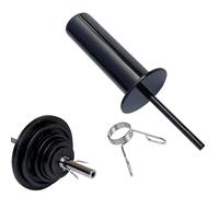 Pins for Weight Stack - 0,8 x 11 cm Loading Pin Barbell Plate Add With Clamp | Heavy Duty Home Gym Accessories, Exercise Machine Attachment