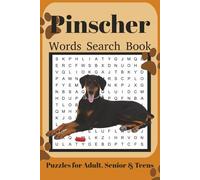 Pinscher Word Search Book: Fun Word Search Puzzles for Pinscher Lovers | Relaxing Brain Games for Adults & Seniors | 6x9 Inches | 110 Pages | 50+ Puzzles | Solutions Included