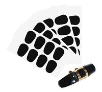 Pinsheng 32 Pezzi Cuscino Bocchino per Sax Tenore, Patch Bocchino per Sassofono Cuscinetti per Bocchino Sax Boccaglio Cuscino Bocchino per Clarinetto 0,8 mm