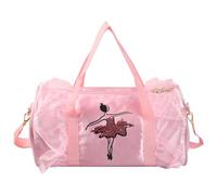 Pinsheng Borsa da Ballo per Ragazze, Borsa da Ballo per Danza Rosa Classica Ballet Borse a Tracolla Regolabile Borsa Palestra Sport per Ballerina Bambini e Ragazza