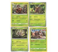 Pinsir Pokemon 4 carte - Sole Luna Evolving Skies 151-001/203 - Beetle Bug