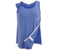 PINSPARK Maglietta Unisex per Canotte Post-operatorie alla Spalla Canotta da Riabilitazione da Donna t-Shirt da Uomo con Bottoni a Pressione e Strappi Abbigliamento per chemioterapia