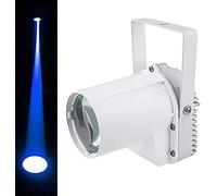 Pinspot a LED per palcoscenico, faretto per sfera a specchio, 3 W LED Pin Spot Light per discoteca livehouse bar club party intrattenimento DJ (Bule Licht)