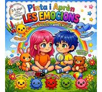 Pinta i Aprèn Les Emocions Anglès Nens: Llibre d'activitats amb Anglès per a nens i nenes de 3 a 5 anys