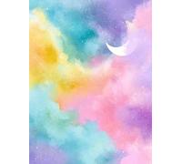 Pintar por Números para Adultos y Niños Kit Completo DIY con Lienzo 60x80cm Pintura Acrílica Pinceles Sin Marco de Madera - Regalo Ideal Principiantes Decoración Hogar (Luna de ensueño) H-680