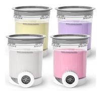 Pinte e coperchi compatibili con Ninja Swirl di Creami: accessorio per contenitore per gelato Ninja NC700 e NC701 - Macchina per gelato e soft serve, senza BPA, lavabile in lavastoviglie